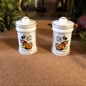 Walt Disney Mickey Mouse Salt & Pepper Shakers